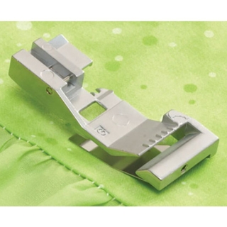 Baby lock gathering attachment foot