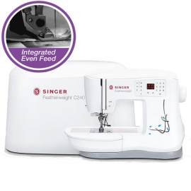 Singer Featherweight C240 with very special IEF - Even Feed System